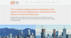 Desktop Screenshot of cccinvestmentbanking.com